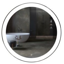 Зеркало MIXLINE &amp;quot;Перла&amp;quot; D770 сенсорный выключатель, светодиодная подсветка - ФР-00000847 
