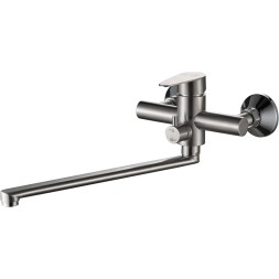 Смеситель для ванны и раковины 35к HB22802 HAIBA див корп L-нос НЕРЖ - HB22802