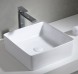 Раковина Azario 39х39х13 накладная, белая (AZ41120)