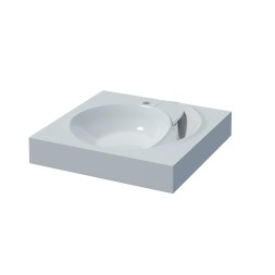 Раковина над стиральной машиной "QOPP-60*60" ш*г, с кронштейнами (Madera) - 4627173210140