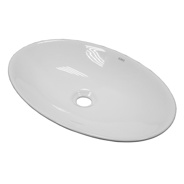Раковина Azario накладная белый глянец. Размер: 500х355х90мм (AZ-1025-S)