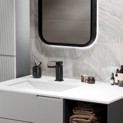 Смеситель для раковины 35k MIXLINE ML34-04 &amp;quot;Solo Black&amp;quot; ЧЕРНЫЙ - ML34-04 