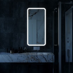 Зеркало MIXLINE &amp;quot;Мальта&amp;quot; 600*1200 (ШВ) бесконтактный сенсор,светодиодная подсветка, гор/верт крепеж - MLZ.Malt.6-12.2.4 