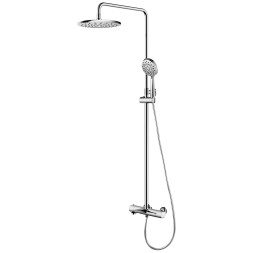 Душевая система Azario GALAXY термостатический картридж, хром (AZ-67B47EV1-1DC1J19A-ZH3394A-HB1153C)