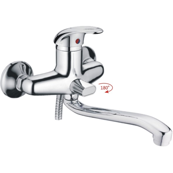 Смеситель для ванны и раковины 40к HB2203 HAIBA див корп L-нос - HB2203 