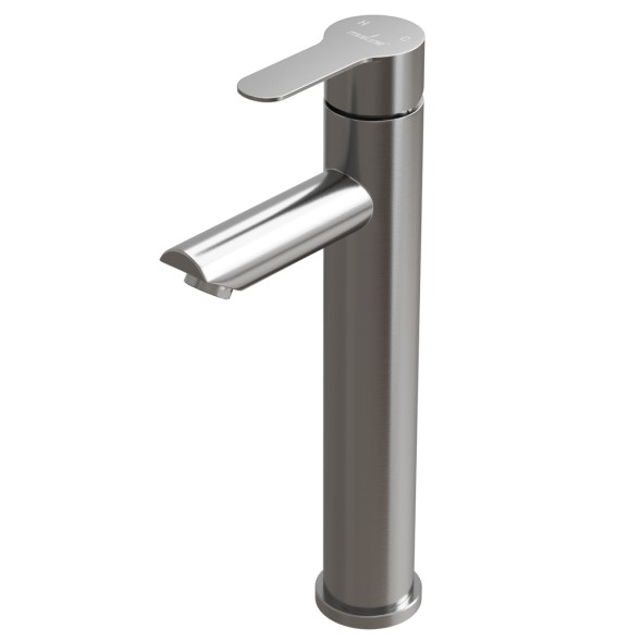 Смеситель для раковины 35k MIXLINE MLSS32-042 &amp;quot;Stainless&amp;quot; высокий излив НЕРЖ - MLSS32-042 