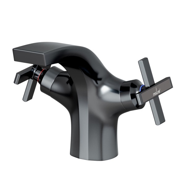Смеситель для раковины 1/2 кер. MIXLINE ML38-04 &amp;quot;Graphite&amp;quot; ГРАФИТ - ML38-04 