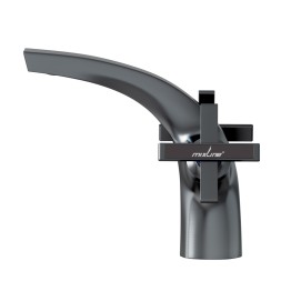 Смеситель для раковины 1/2 кер. MIXLINE ML38-04 &amp;quot;Graphite&amp;quot; ГРАФИТ - ML38-04 