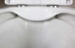 Унитаз подвесной Azario PRO 490х345х355 безободковый, в комплекте с быстросъемным сидением микролифт (PRO-002)