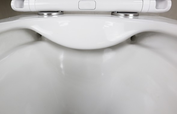 Унитаз подвесной Azario PRO 490х345х355 безободковый, в комплекте с быстросъемным сидением микролифт (PRO-002)