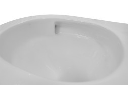 Унитаз подвесной Azario Grado 370х490х360 смыв &amp;quot;Торнадо&amp;quot;, скрытое крепление, безободковый, в комплекте с быстросъемным сидением микролифт (AZ-0046-UQ3)