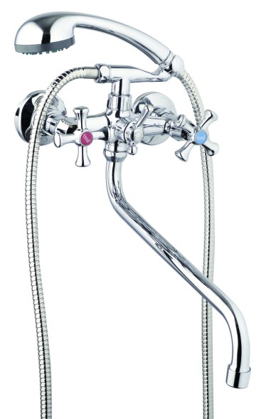 Смеситель для ванны и раковины 1/2 кер Glauf QFR7-A827 - QFR7-A827 