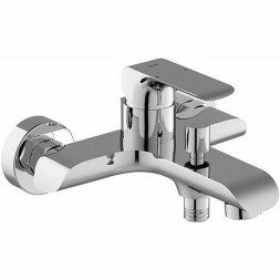 Смеситель для ванны Ravak Flat FL 022.00/150 керамический картридж, хром (X070119)