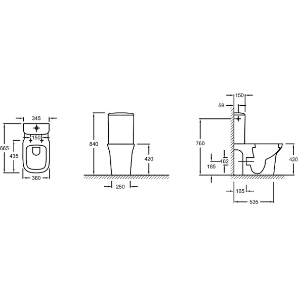Чаша напольного унитаза Jacob Delafon Vox белый (UJN102-00)