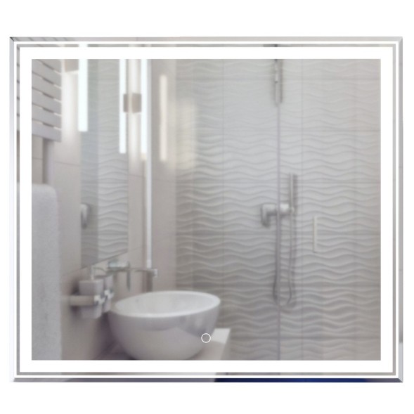 Зеркало MIXLINE &amp;quot;Мелис&amp;quot; 800*700 (ШВ) сенсорный выключатель, светодиодная подсветка - MLZ.Me.8-7.1.2 