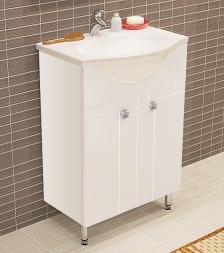 Раковина AQUATON Селигер 60, белая (1WH110268)