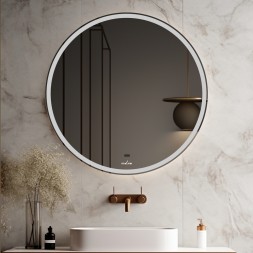 Зеркало MIXLINE "Анита-2" 600*600 (ШВ) бесконтактный сенсор, светодиодная подсветка+подогрев - MLZ.Ani.6-6.1.2.3