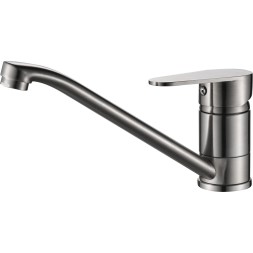 Смеситель для кухни 35к HB42802 б/отв п/шпильку HAIBA НЕРЖ - HB42802