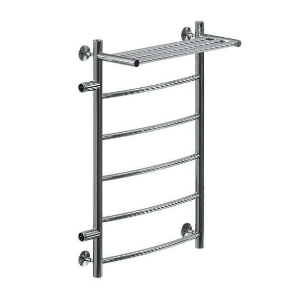 Полотенцесушитель MIXLINE CAPELLA  80х50х50 (1&amp;#039;&amp;#039; НР, 5 перекладин + ПОЛКА, левое подкл) водяной - ML-556273 