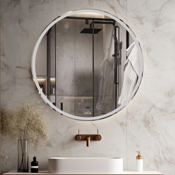 Зеркало MIXLINE "Анита" 600*600 (ШВ) бесконтактный сенсор, светодиодная подсветка - MLZ.Ani.6-6.1.2