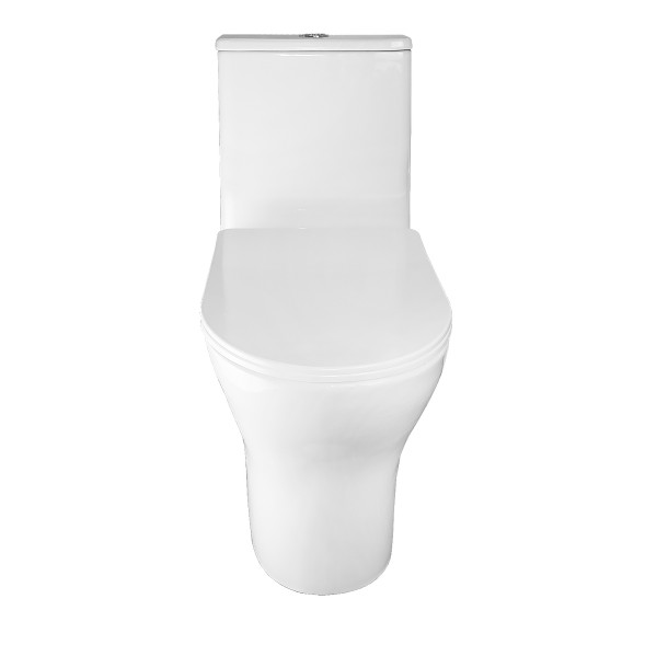 Унитаз-моноблок AZARIO Terni 670x350x760 слив &amp;quot;Торнадо&amp;quot;, быстросъемное сиденье микролифт (AZ-8618T)