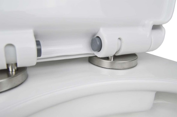 Унитаз подвесной Loranto Fredo 355х550х410 безободковый, с быстросъемным сиденьем микролифт (CS-WH8005)