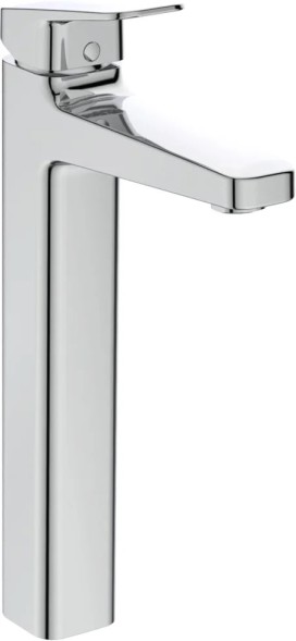 Смеситель для раковины-чаши Ideal Standard CERAPLAN Vessel без донного клапана, система монтажа EASY-FIX, хром (BD236AA)