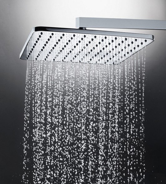 Верхний душ Bossini Cosmo 1 режим, черный матовый ( H69598I.073)