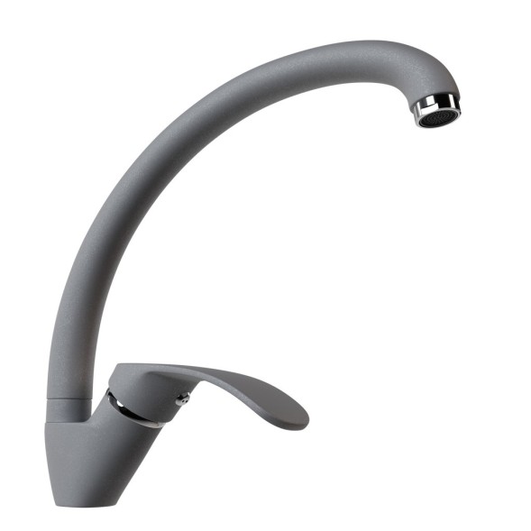 Смеситель для кухни 35к MIXLINE ML-GS02 (342) графит высок. излив - 00-00001896 
