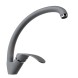 Смеситель для кухни 35к MIXLINE ML-GS02 (342) графит высок. излив - 00-00001896 