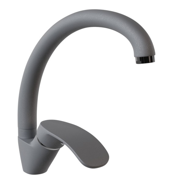 Смеситель для кухни 35к MIXLINE ML-GS02 (342) графит высок. излив - 00-00001896 