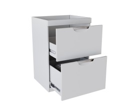 Тумба д/ванной &amp;quot;Атлантик-56&amp;quot;под рак.над ст.маш.БИЛЛ-120(MIXLINE)унив.(ПВХ) - 543447 