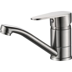 Смеситель для кухни 35к HB45802 HAIBA б/отв п/шпильку НЕРЖ - HB45802