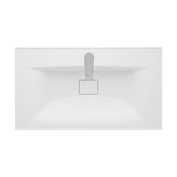 Раковина мебельная Aquaton Айрис 80 800х452х152 литьевой мрамор, белый (1A73263KAG010)