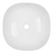 Раковина-чаша Azario 410x410x150 накладная, овальная, белый глянец  (AZ-2144)