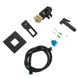 Смеситель с гигиенической лейкой 35к G7217-6 GAPPO встраиваемый, ЧЕРНЫЙ - G7217-6 