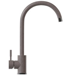 Смеситель для кухни 35к MIXLINE ML-GS15 (302) песочный высок. излив - ML-GS15 (302)