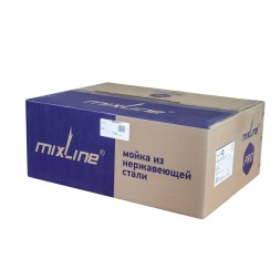 Мойка настол.монтаж 75х46 (3,0) вып 3 1/2  MIXLINE PRO 21,5см с сиф.(ч.граф)+доз+смесит+кол+д/р+о/с - 552104