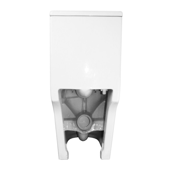 Унитаз-моноблок Azario Scala 360х690х790 безободковый, слив &amp;quot;Торнадо&amp;quot;, с быстросъемным сиденьем  микролифт (AZ-8101)