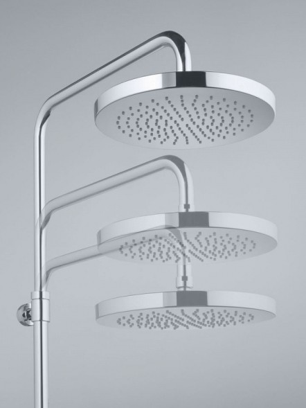 Душевая система KLUDI LOGO DUAL SHOWER SYSTEM со смесителем, хром (6808505-00)