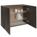шкаф навесной кухонный с сушкой 80 шимо/ясень темный - 546676 