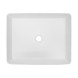 Раковина накладная Azario 505х400х110 прямоугольная, белый глянец (AZ-7050K)