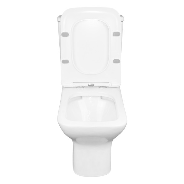 Унитаз-компакт Azario Fresco 360х620х800 напольный, безободковый, с быстросъемным сиденьем микролифт (AZ-8302)