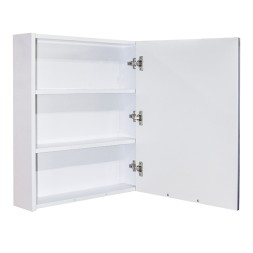 Зеркальный шкаф "Байкал-60" без подсветки, без полок (ПВХ) - 539809