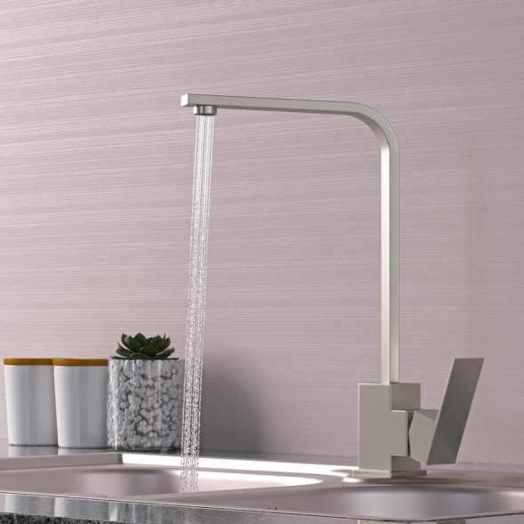 Смеситель для кухни 35k MIXLINE MLSS-0318 плоский излив - MLSS-0318 