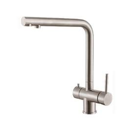 Смеситель для кухни 35к HB70304-1 HAIBA с вых. для питьевого фильтра НЕРЖ^ - HB70304-1