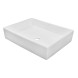 Раковина накладная Azario 510х370х110 прямоугольная, белый глянец (AZ-78570B)