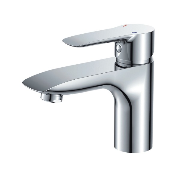 Смеситель для раковины 35к CN10095 CRON литой, ХРОМ - CN10095 