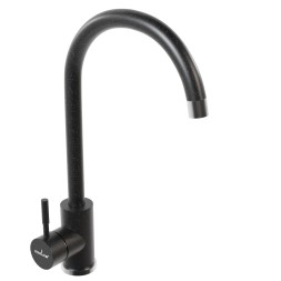 Смеситель для кухни 35к MIXLINE ML-GS15 (308) черный высок. излив - ML-GS15 (308)