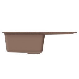 Мойка ML-GM19 КОМФОРТ с крылом, терракотовая (307), 750*500*200мм - 00-00009398 